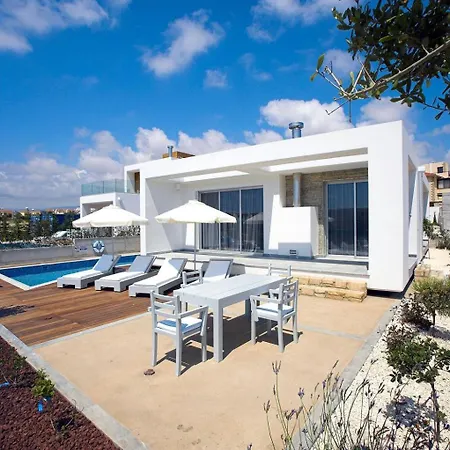 Luxury Cyprus Aqua Private Pool Sea View 2 Bdr * Пафос